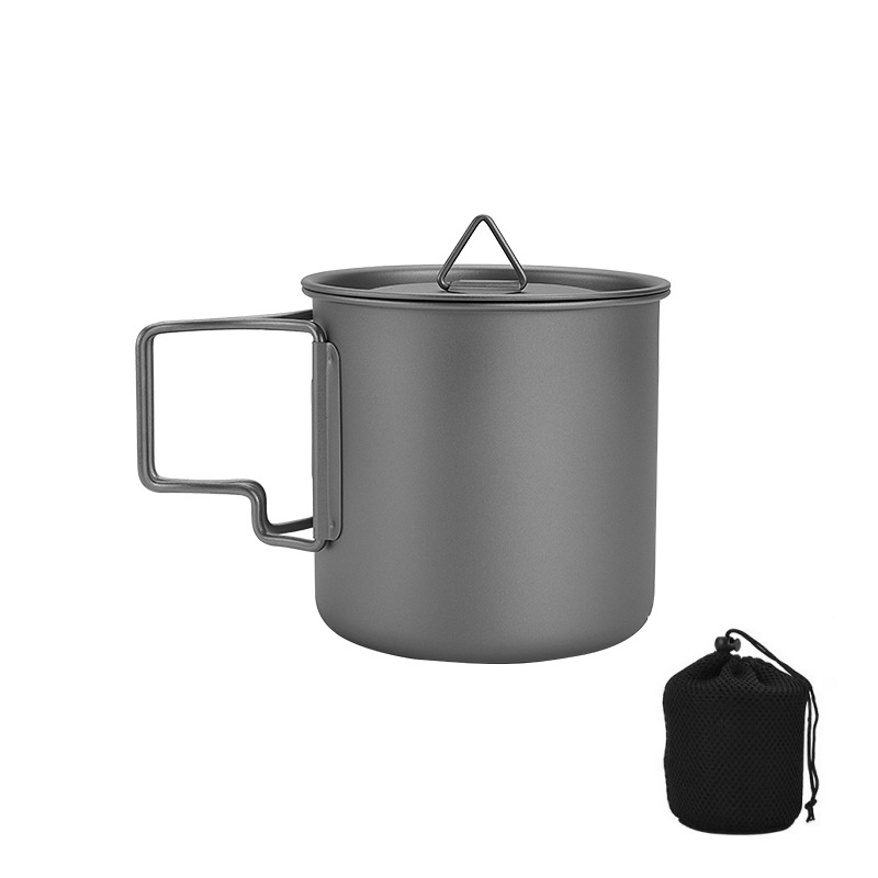 Camping Cooking Rack - Tasse de camping en titane avec