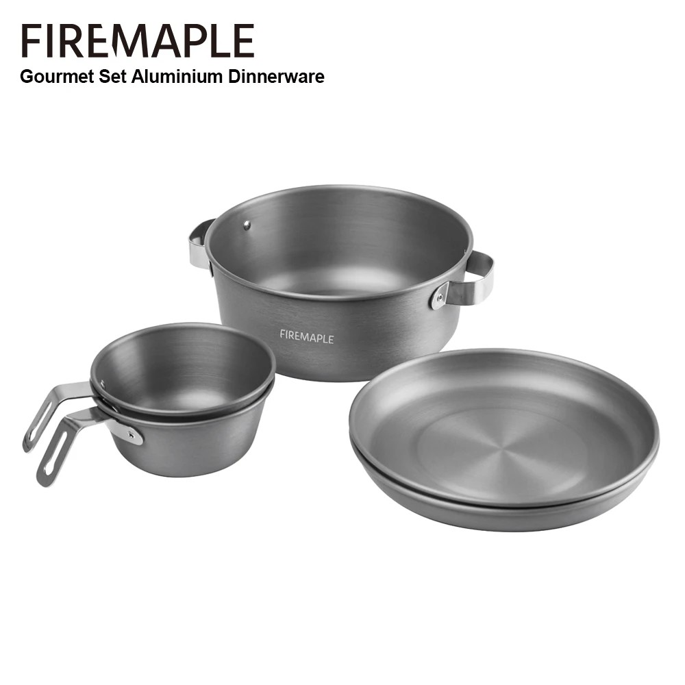 Camping Cooking On Fire - Ensemble de cuisine de camping Fire