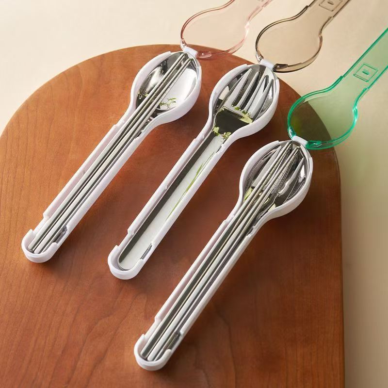 Camping Cooking Utensils Kit - Ensemble de couverts portables avec boîte