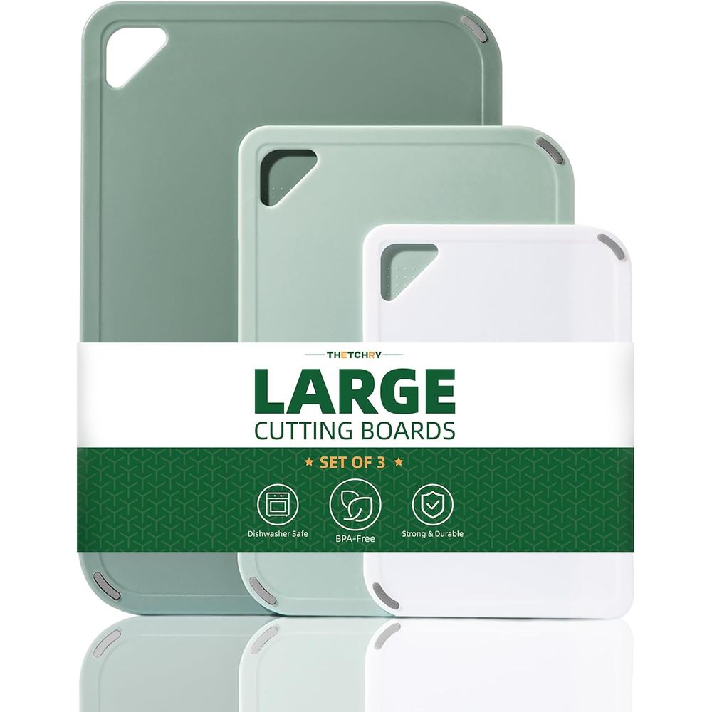 Camping Cooking Set Large - Ensemble de 3 planches à découper