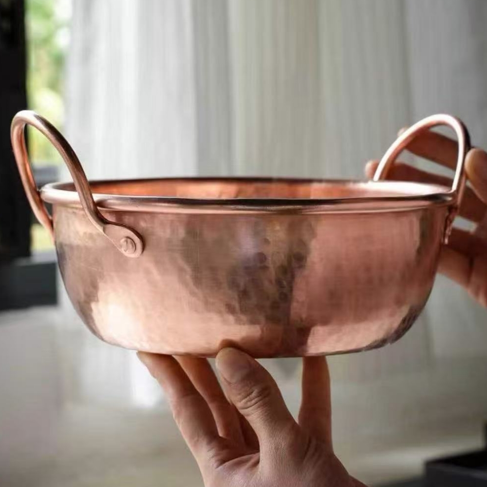 Vintage Camping Cooking Set - Pot en cuivre Vintage, Pot alimentaire