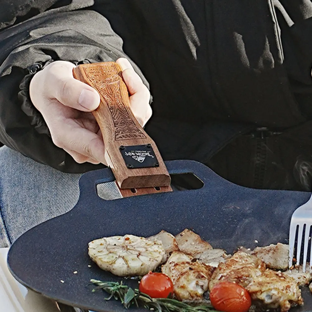 Camping Cooking Dishes - Poignée de plaque de cuisson en