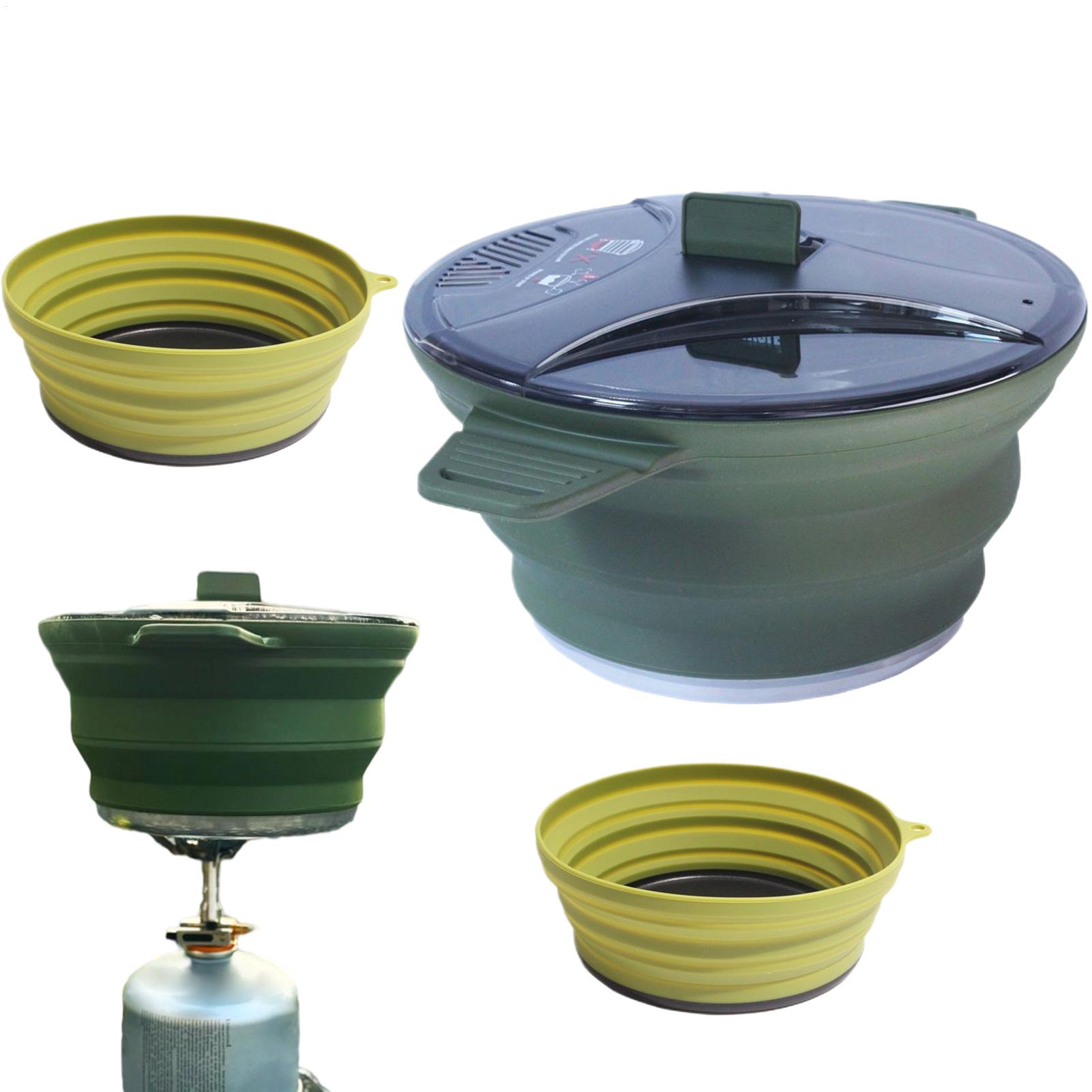 Camping Cooking Dishes - Ensemble de cuisine de camping pliable,