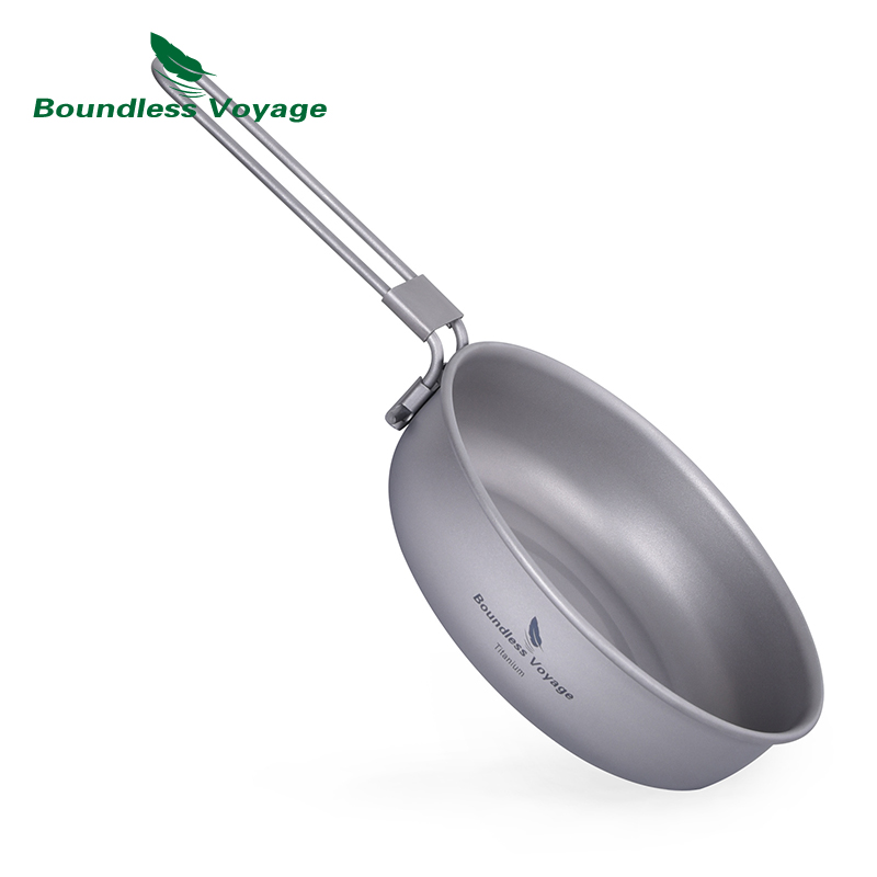 Camping Cooking Griddle - Poêle à frire en titane ultralégère,