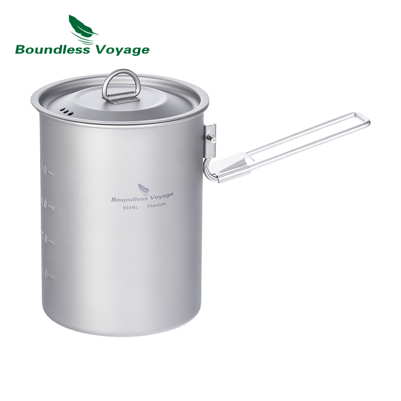 Camping Cooking Cup - Boundless Voyage – Pot en titane