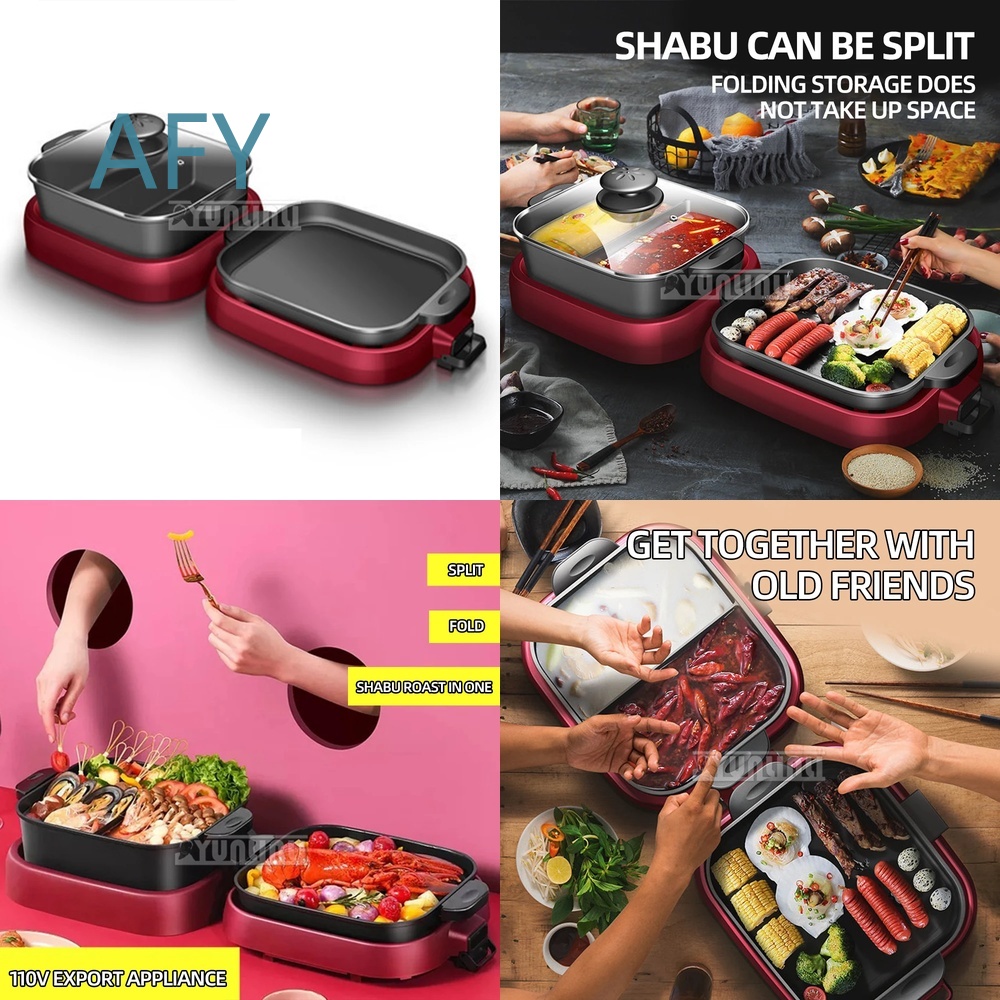 Camping Cooking Hot Plate - Grill électrique portable pour la maison,