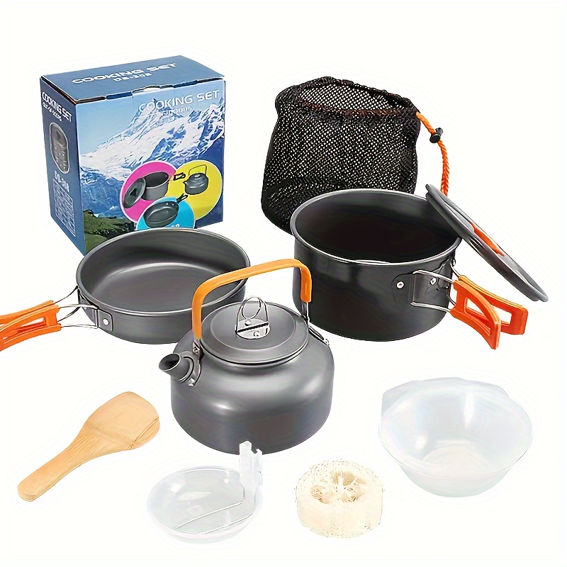 Camping Cooking Equipment Bag - Ensemble de cuisine en alliage d'aluminium