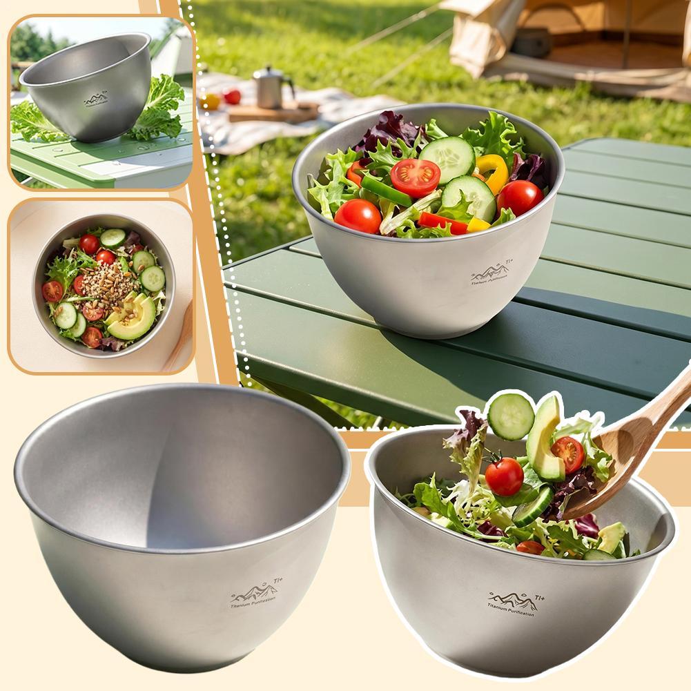 Camping Cooking Dishes - Bol de cuisson en acier inoxydable,
