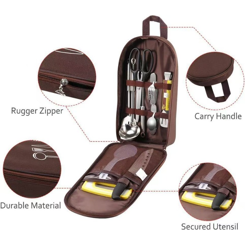 Sac de voyage pour ustensiles  - Camping Cooking Equipment Bag avis et prix