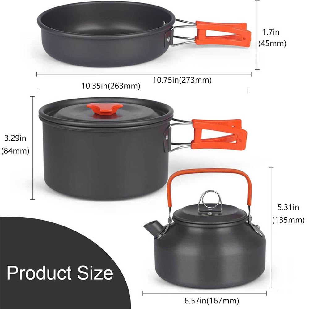 Batterie de cuisine de Camping - Camping Cooking Equipment Bag avis et prix