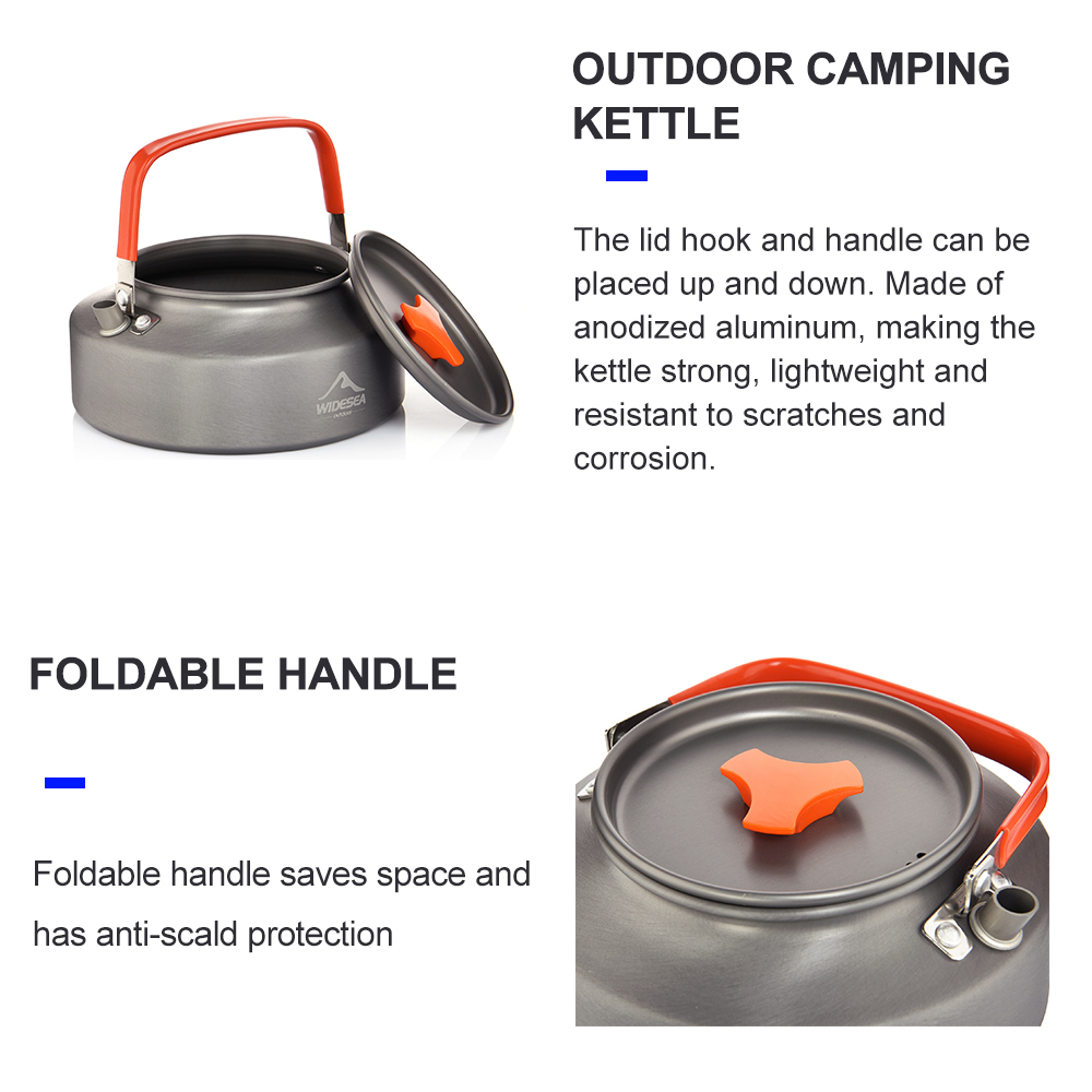 Widesea – bouilloire à eau de  - Camping Cooking Kit avis et prix