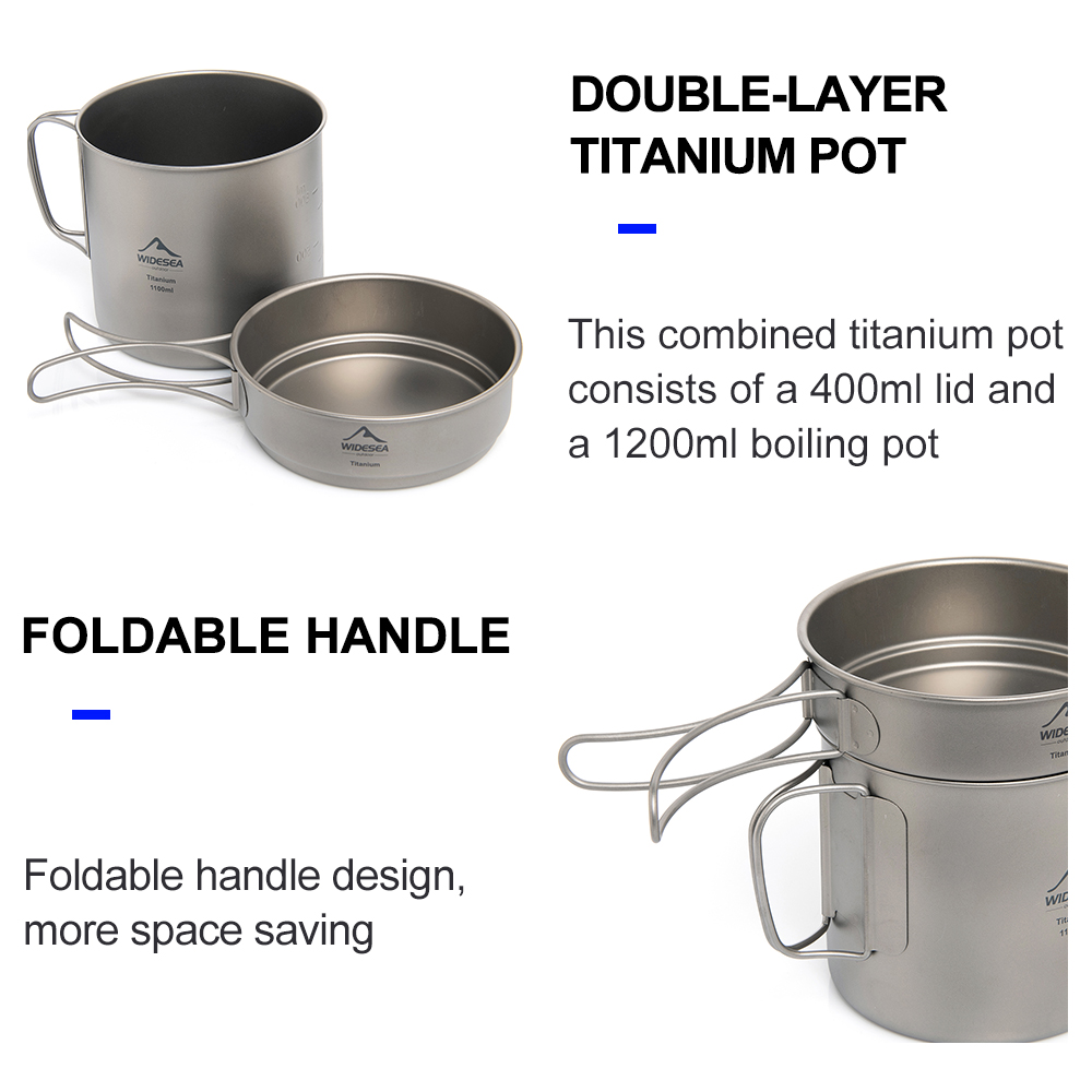 Widesea – pot de camping ultra - Camping Cooking Cup avis et prix