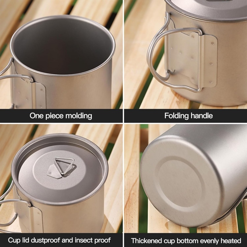 Tasse de camping en titane ave - Camping Cooking Rack avis et prix