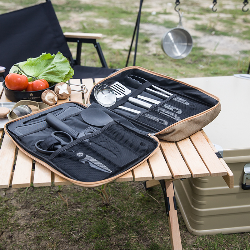Ensemble de 8 ustensiles de cu - Camping Cooking Rack avis et prix