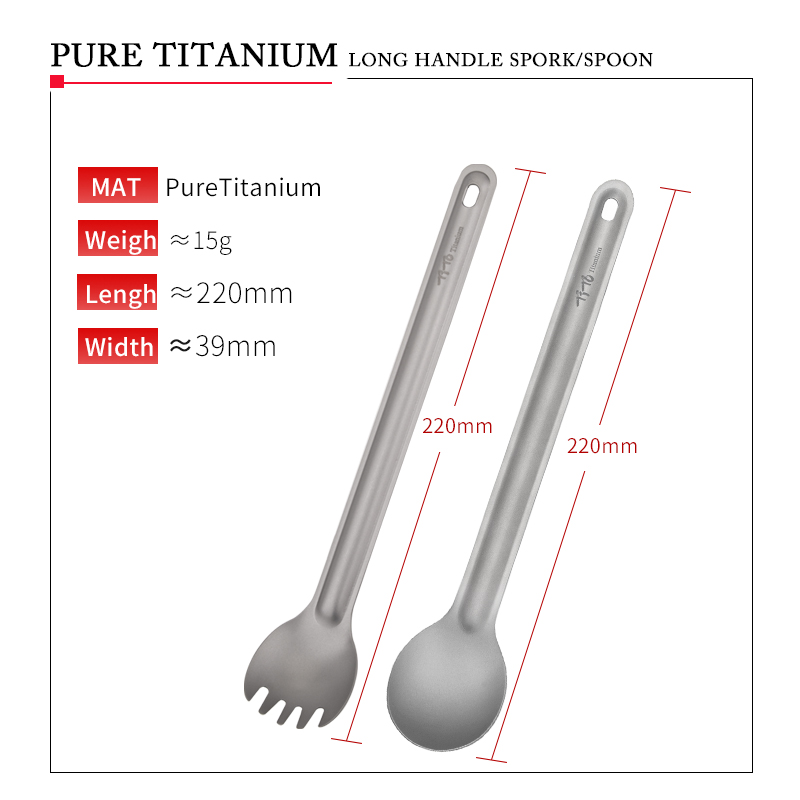 TiTo – cuillère Spork en titan - Camping Cooking Hardware avis et prix