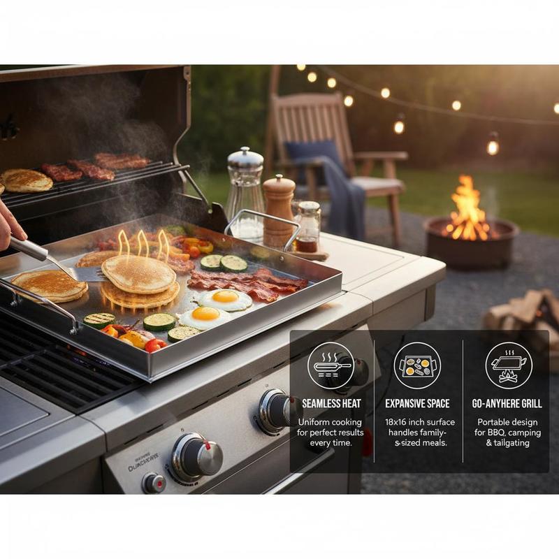 Plaque de cuisson universelle  - Camping Cooking Hardware avis et prix