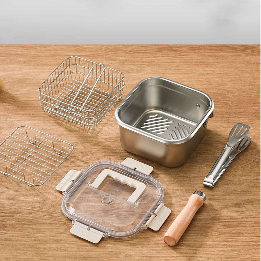 Poêle à frire Portable en acie - Camping Cooking Set Large avis et prix