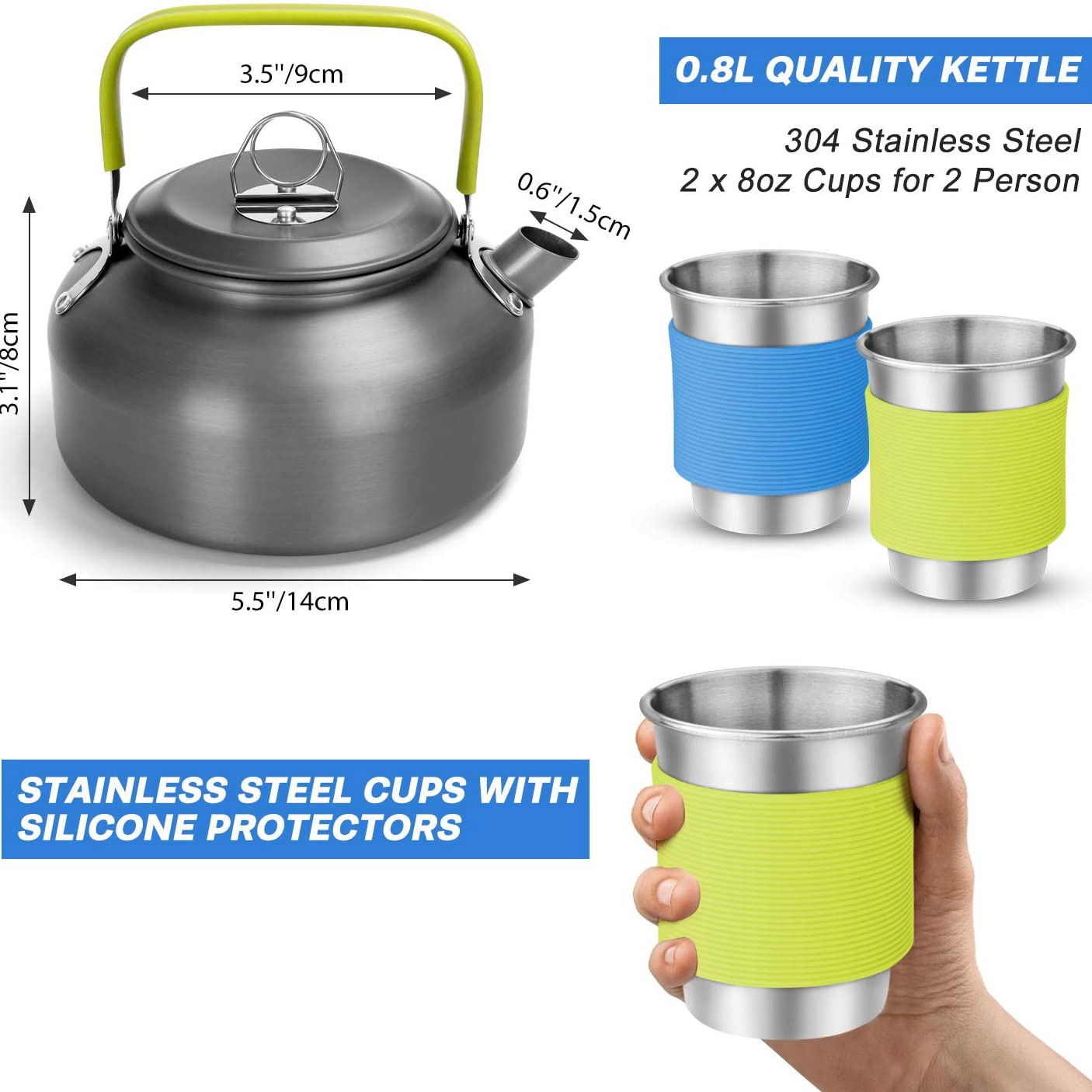 Ensemble complet de cuisine de - Camping Cooking Cover avis et prix