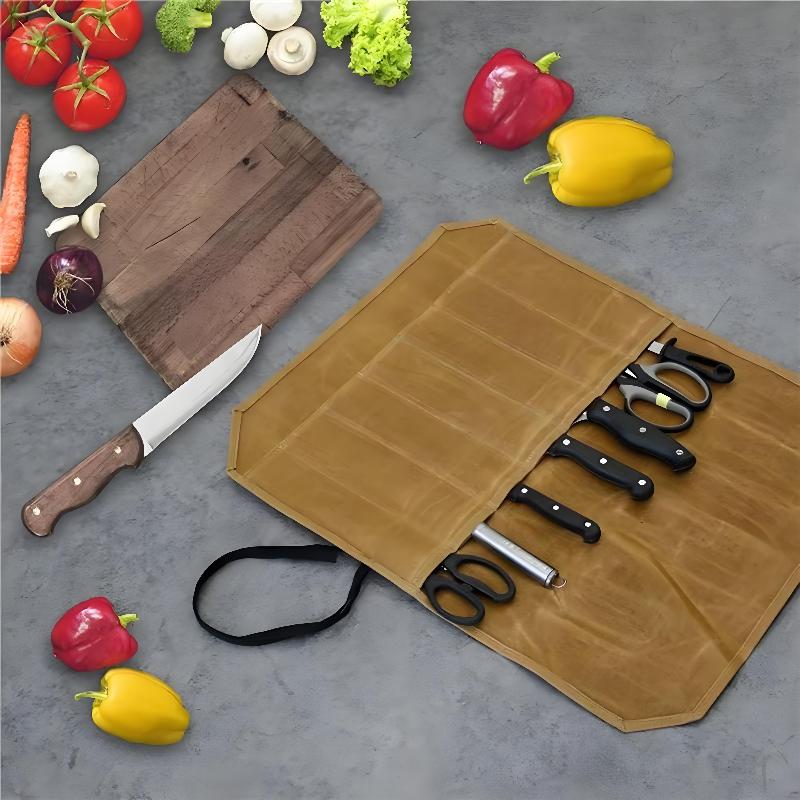 Rouleau à couteaux de chef en  - Camping Cooking Rack avis et prix