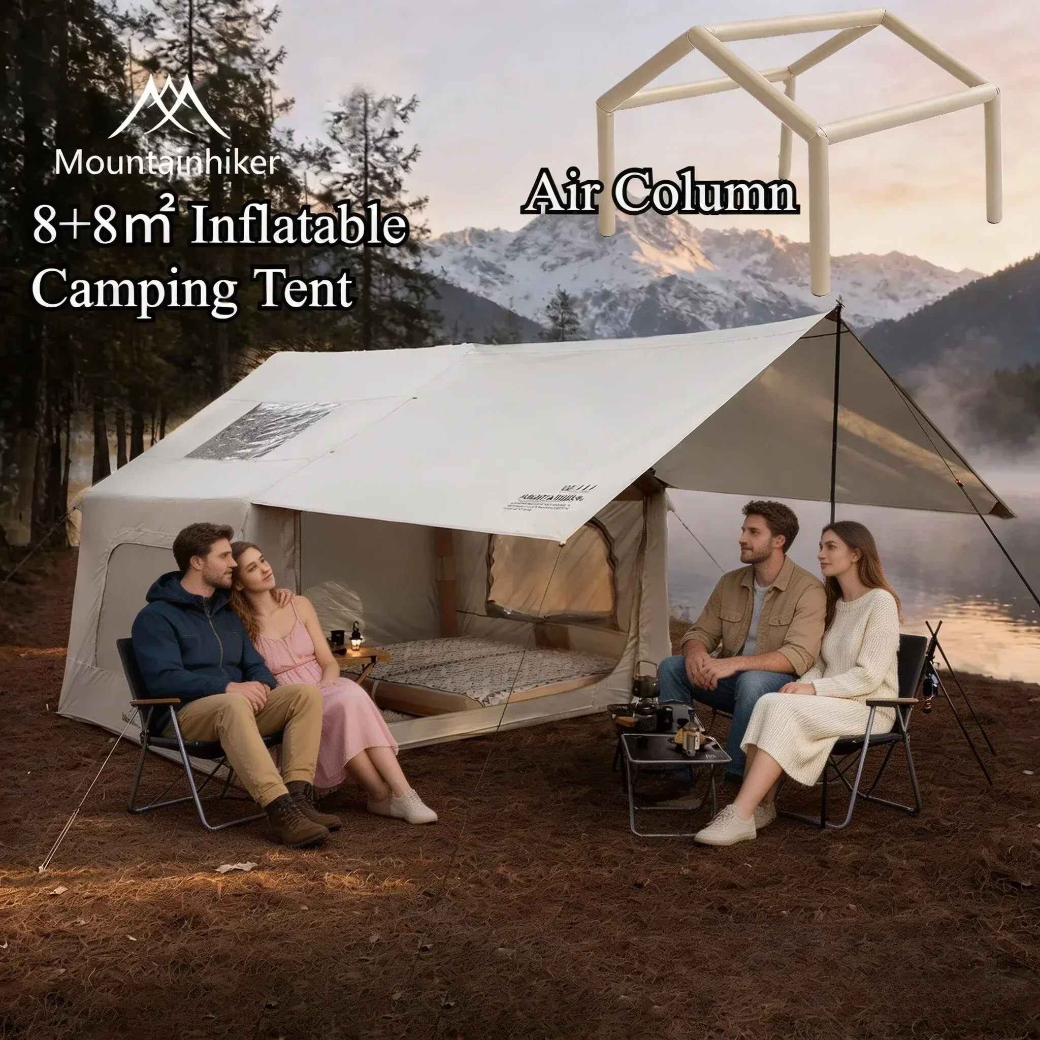 8+8 ㎡   Tente de camping gonfl - Camping Cooking Utensils Kit avis et prix