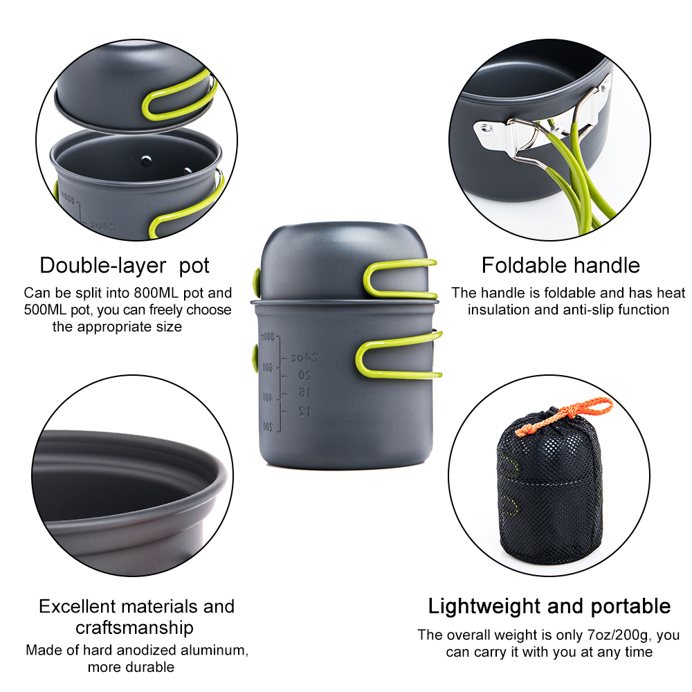 Widesea – ustensiles de cuisin - Camping Cooking Dishes avis et prix