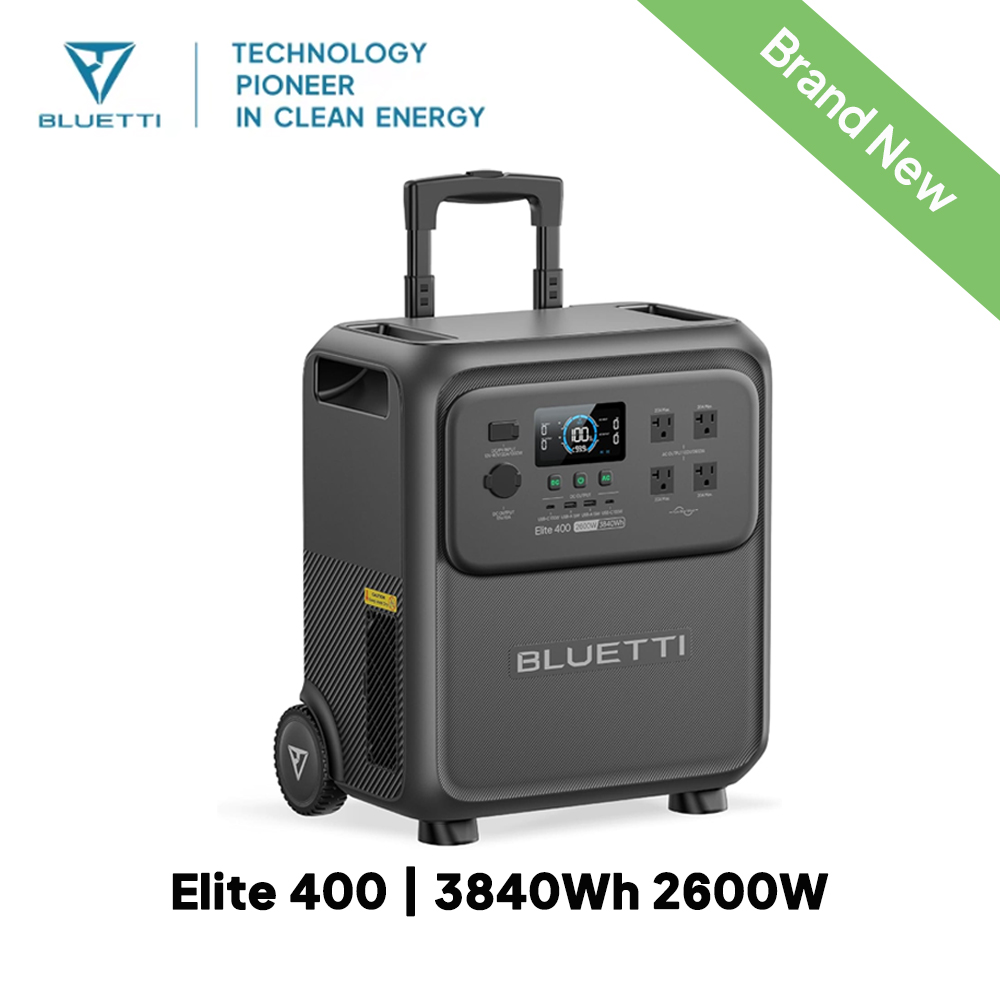 BLUETTI Elite 400 2600W 3840Wh - Camping Cooking Can avis et prix