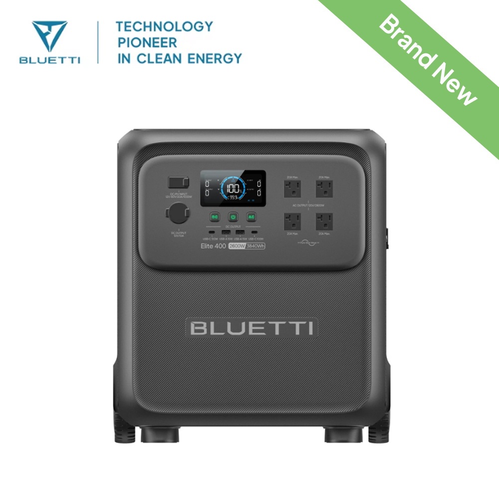 BLUETTI Elite 400 2600W 3840Wh - Camping Cooking Can avis et prix