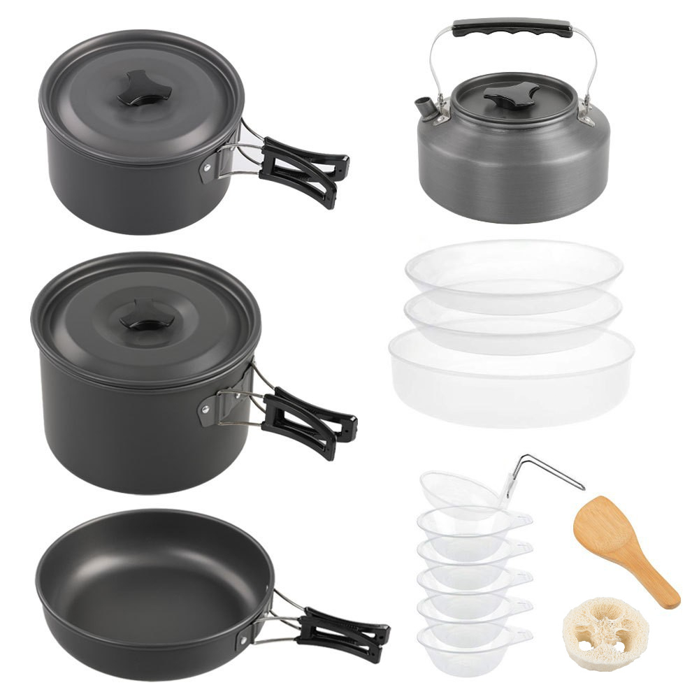 Ensemble de cuisson extérieur  - Camping Cooking Set Large avis et prix
