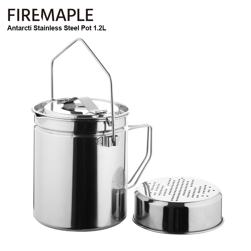 Marmite à vapeur en acier inox - Camping Cooking Kit avis et prix