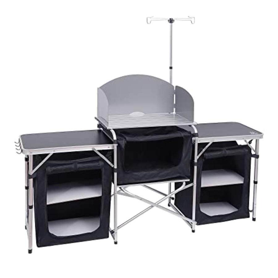 Table de cuisine de camping, t - Camping Cooking Table With Windshield avis et prix