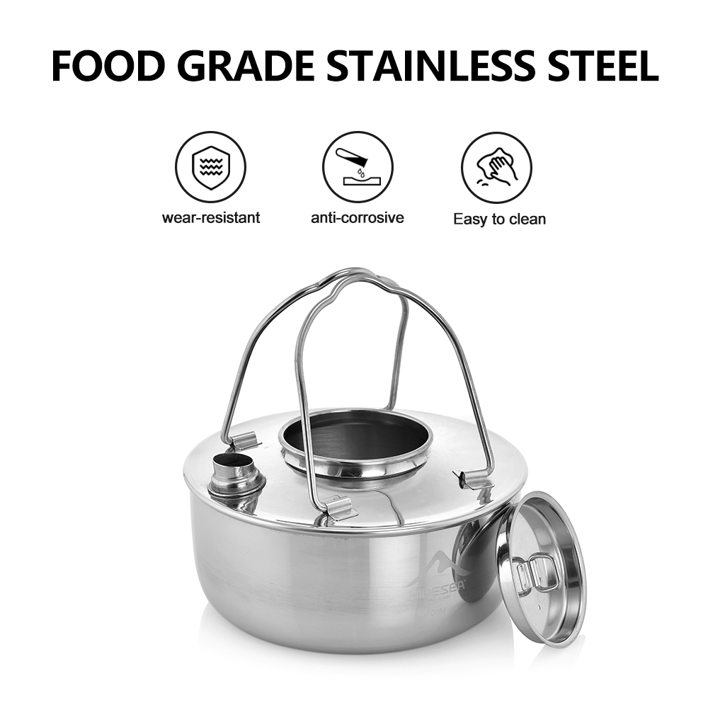 ESEA-Bouilloire portable en ac - Camping Cooking Kit avis et prix