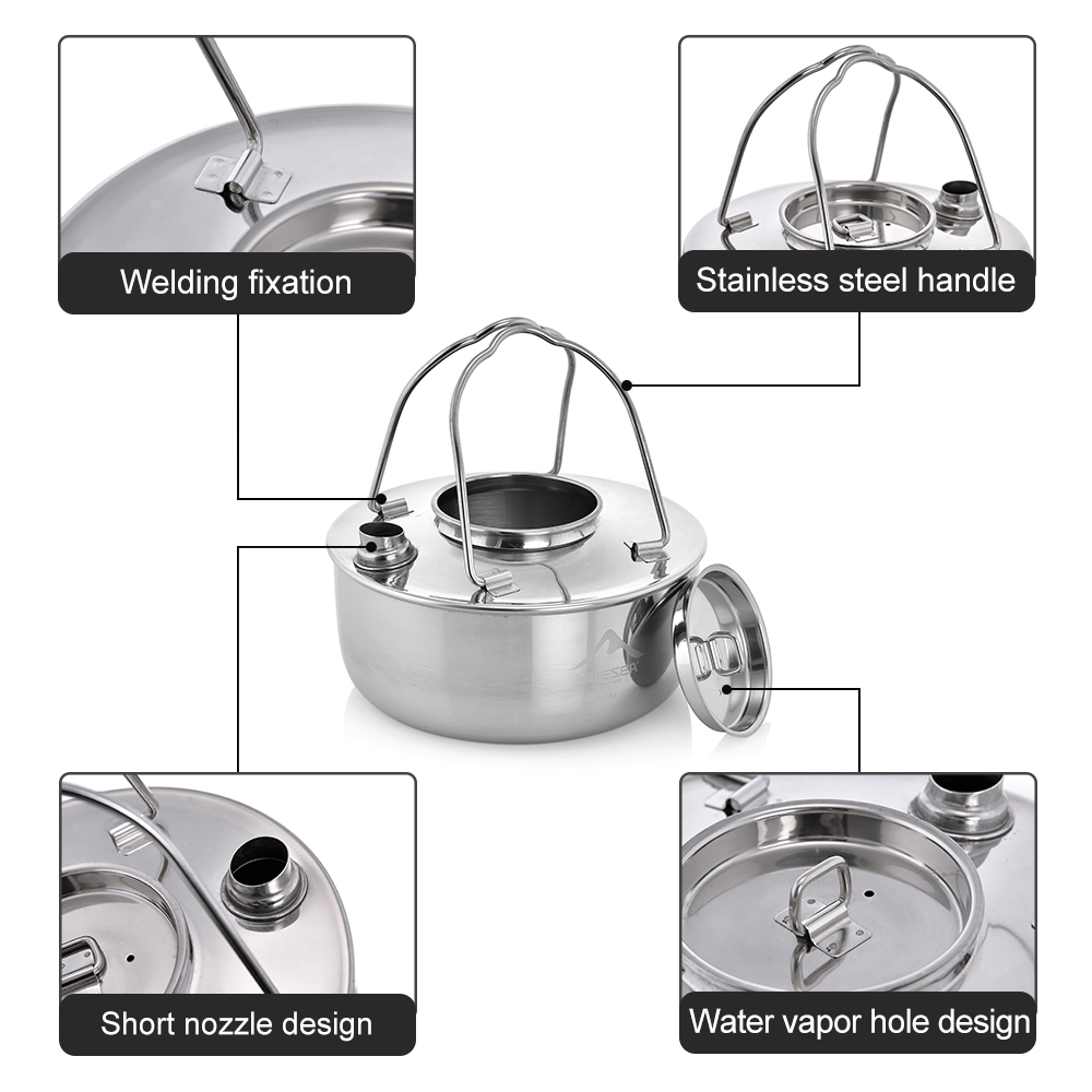 ESEA-Bouilloire portable en ac - Camping Cooking Kit avis et prix