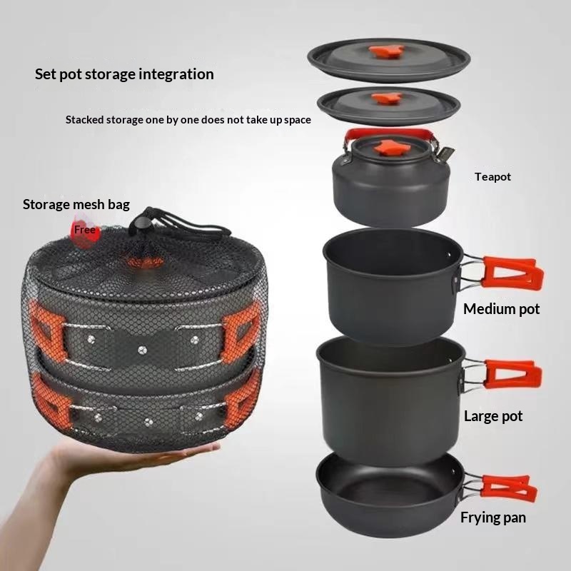 Kit de cuisine de camping port - Camping Cooking Set Large avis et prix