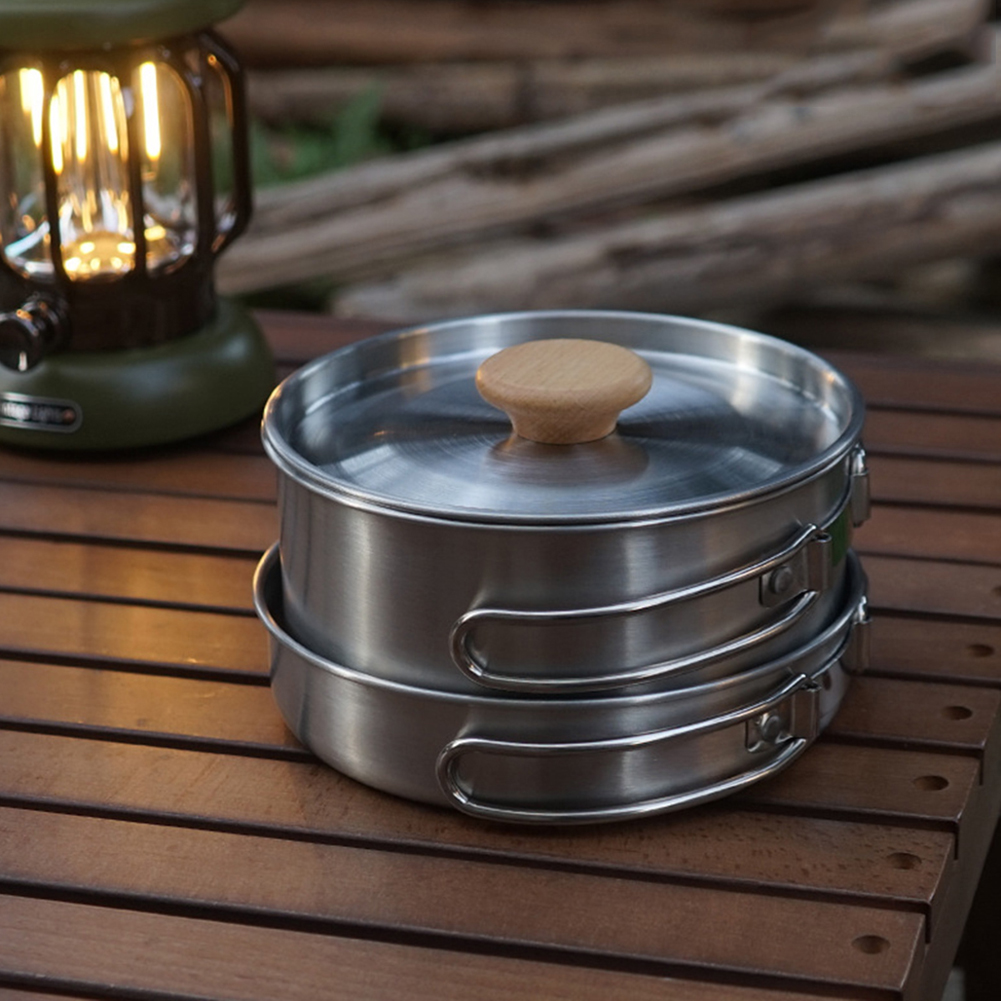 Ensemble de casseroles de camp - Camping Cooking Equipment Bag avis et prix