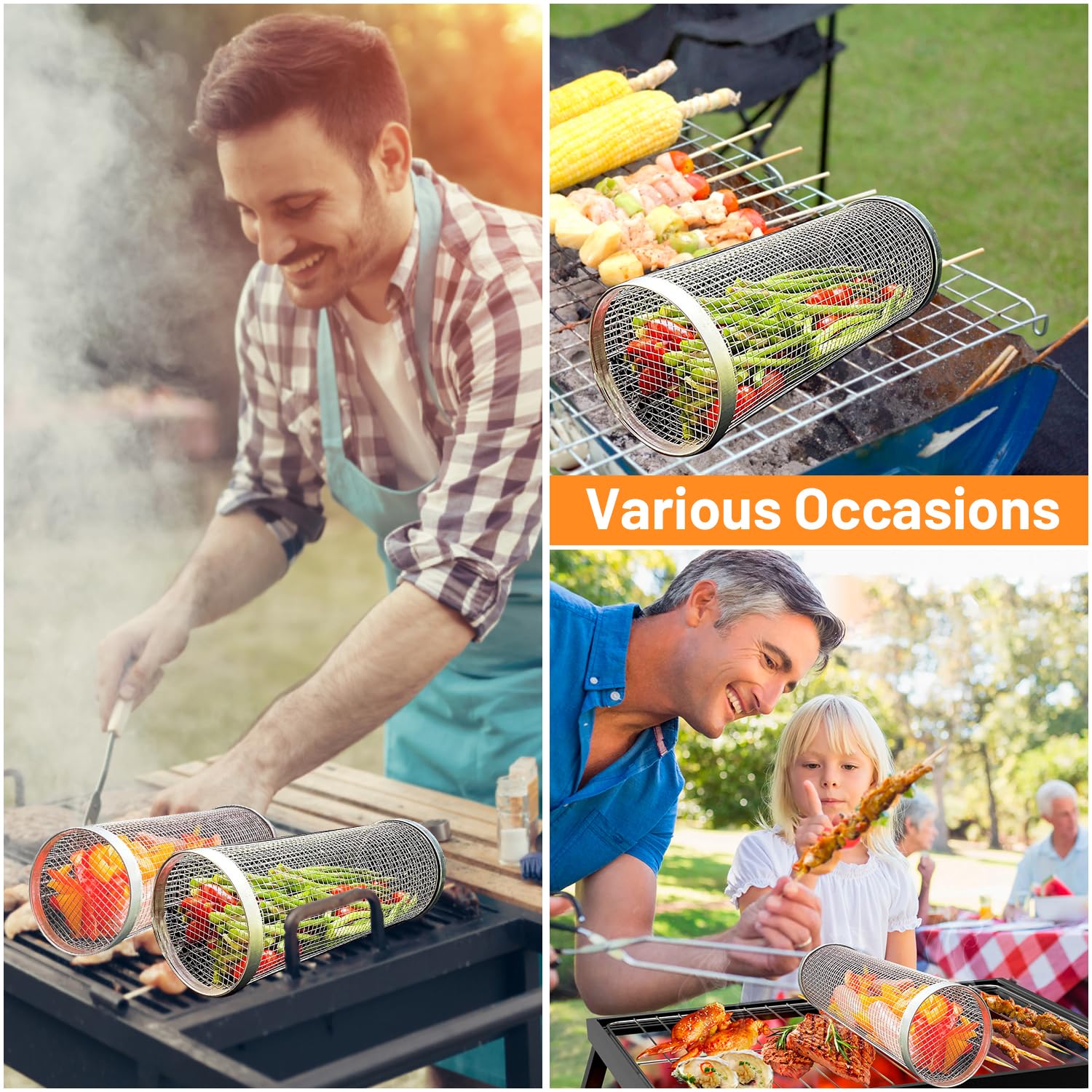 Paniers à grillades roulants p - Camping Cooking Accessories Set avis et prix