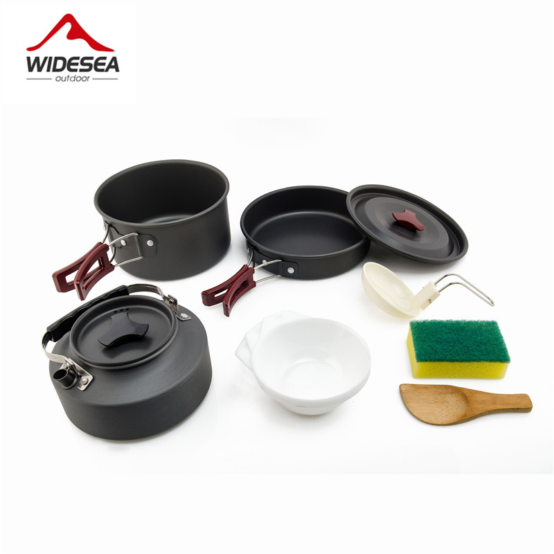 Widesea – ensemble d'ustensile - Camping Cooking Set Large avis et prix