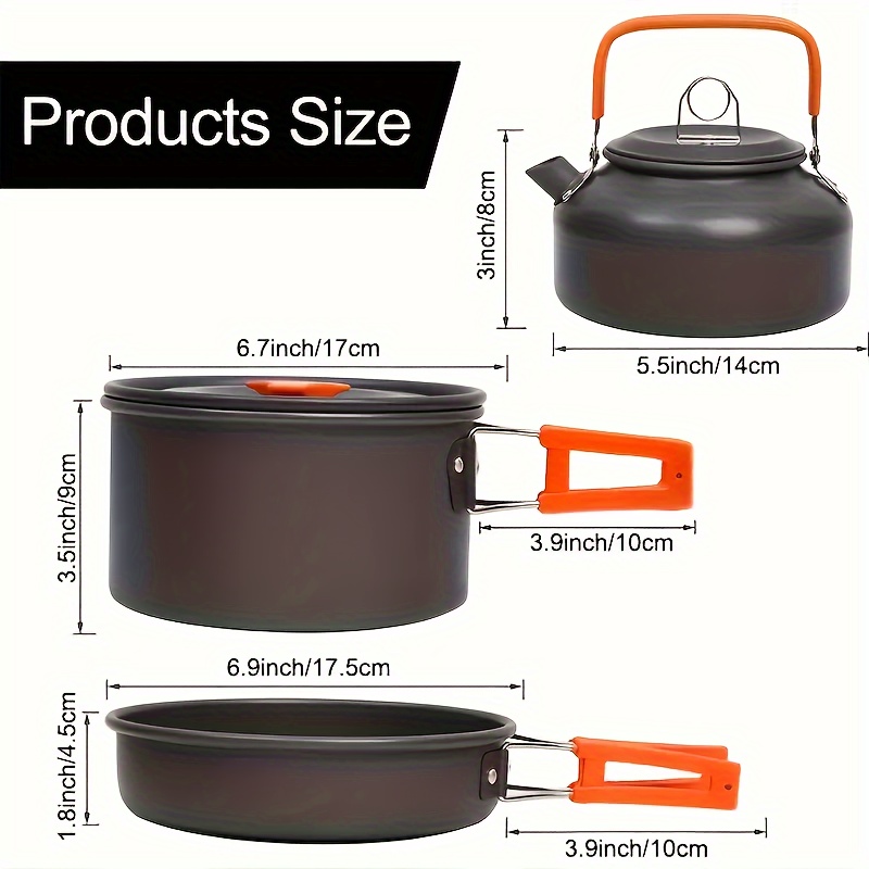 Ensemble de cuisine en alliage - Camping Cooking Equipment Bag avis et prix