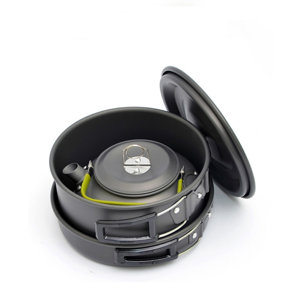 Ensemble de casseroles empilab - Camping Cooking Equipment Bag avis et prix