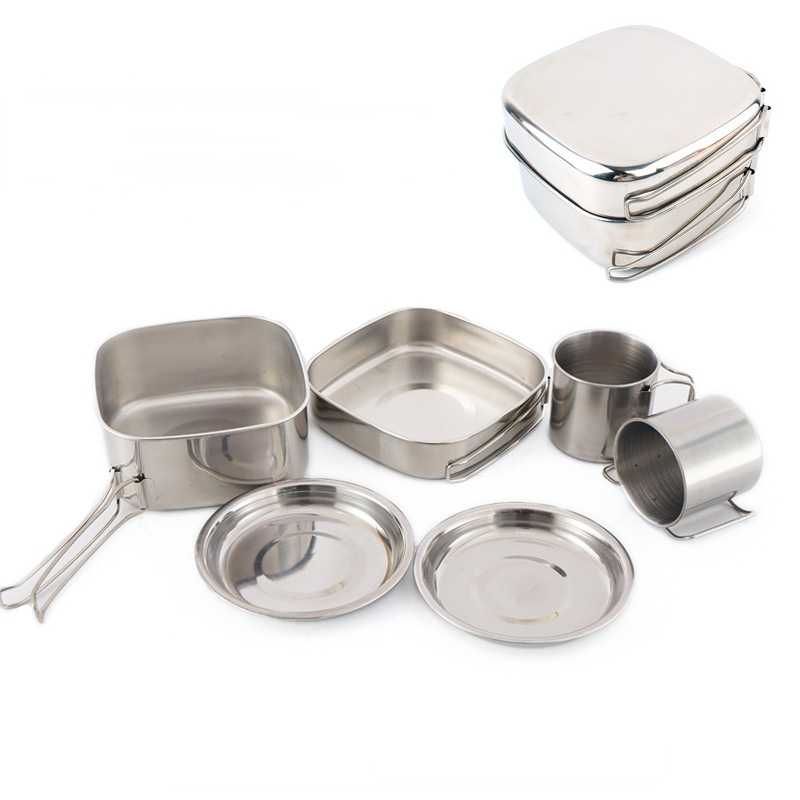 Pot d'extérieur en acier inoxy - Camping Cooking Cup avis et prix